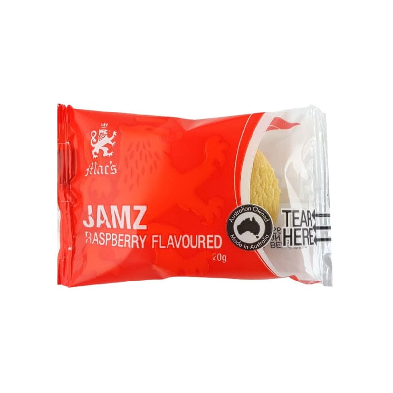 Mac's Jamz Raspberry Biscuits Portion Controlled