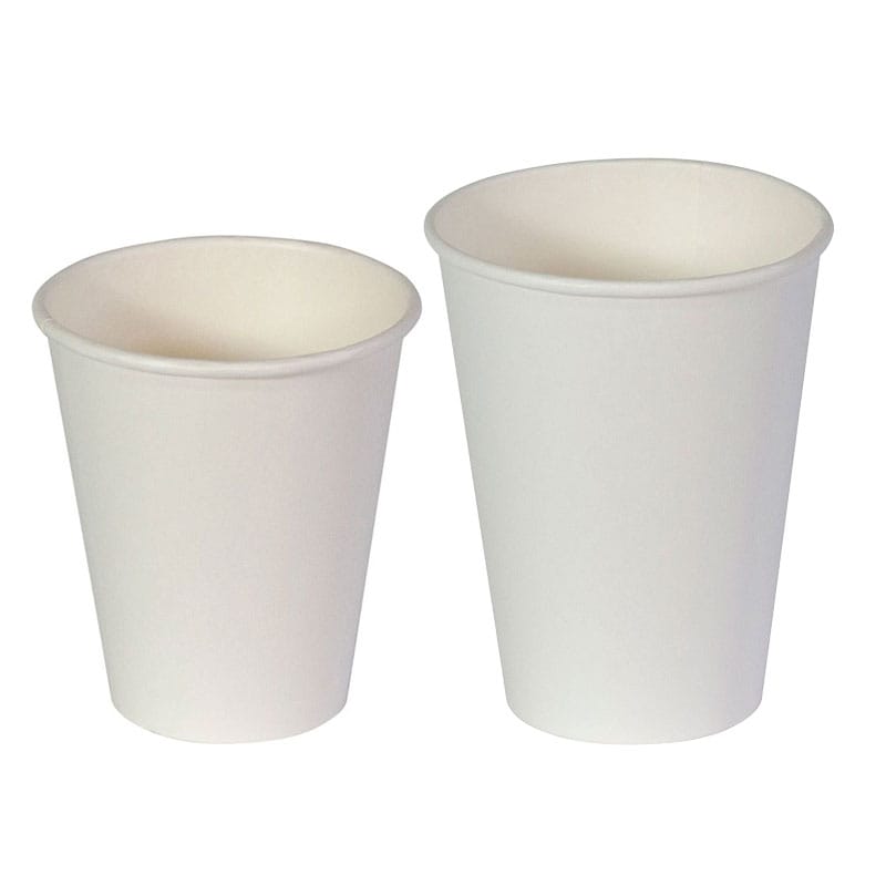 White Heavy Board PE Coated Paper Cups
