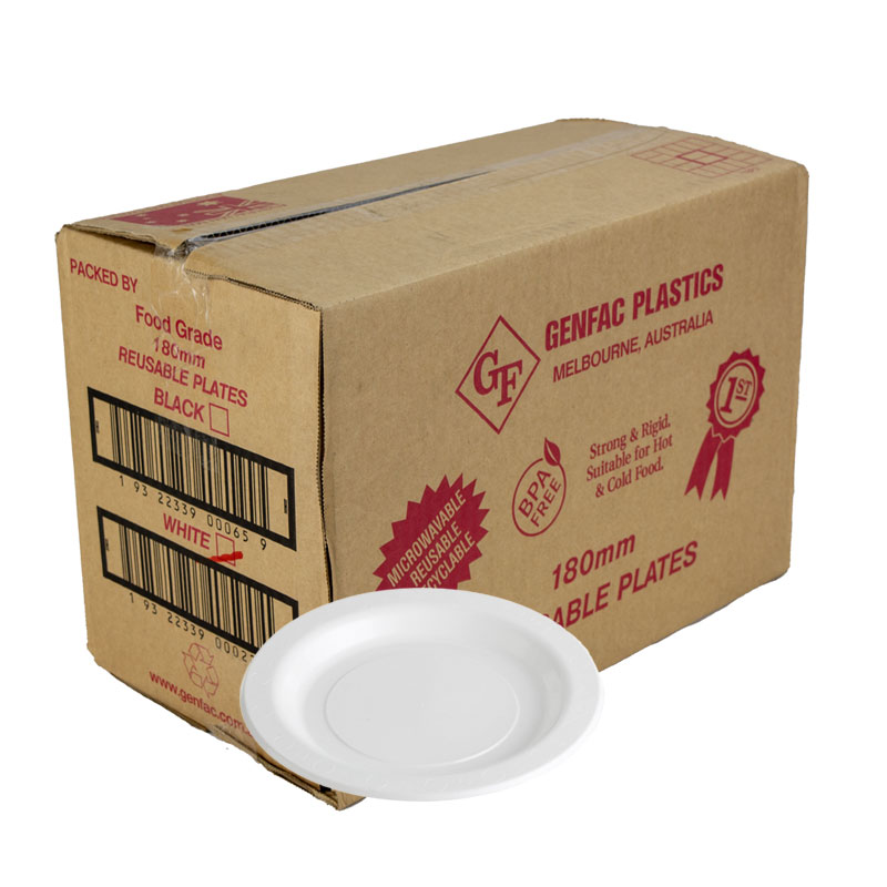 White Plastic Plate CTN/500
