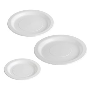 White Plastic Plate CTN/500