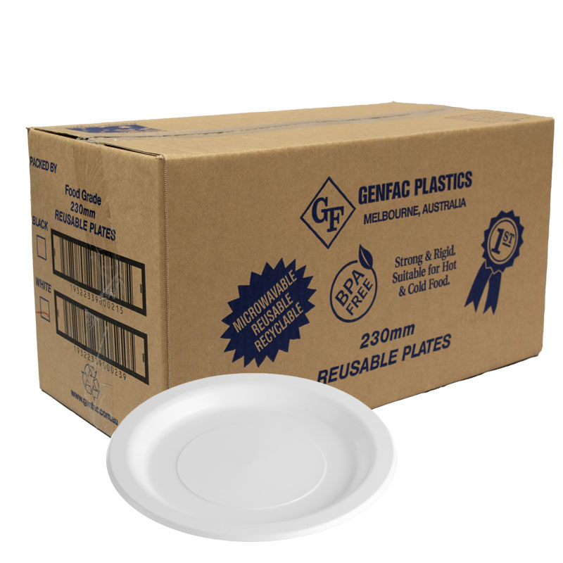 White Plastic Plate CTN/500