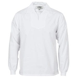 V-Neck Food Industry Jerkin Long Sleeve