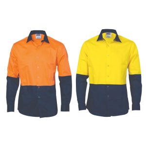 Hi-Vis Cool-Breeze Food Industry Cotton Shirt (Long Sleeve)