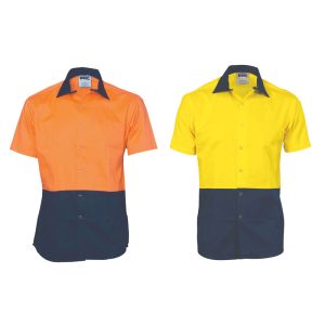 Hi-Vis Cool-Breeze Food Industry Cotton Shirt (Short Sleeve)