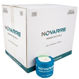 Novarre Premium 2Ply Toilet Paper Rolls 48 x 700 Sheets (2020)