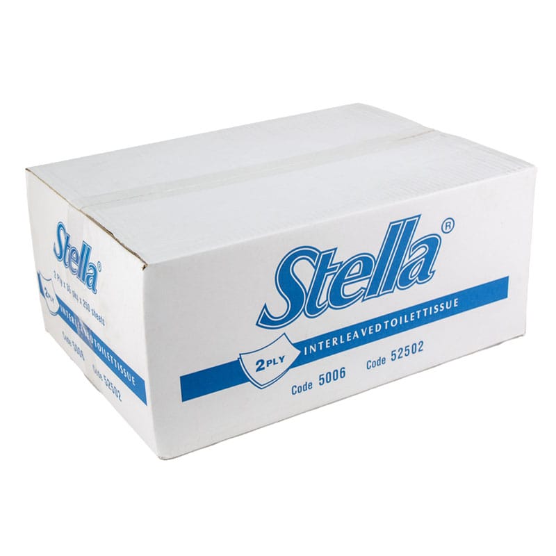 Premium Interleaved Toilet Tissue 2Ply 250Sh - CTN/36