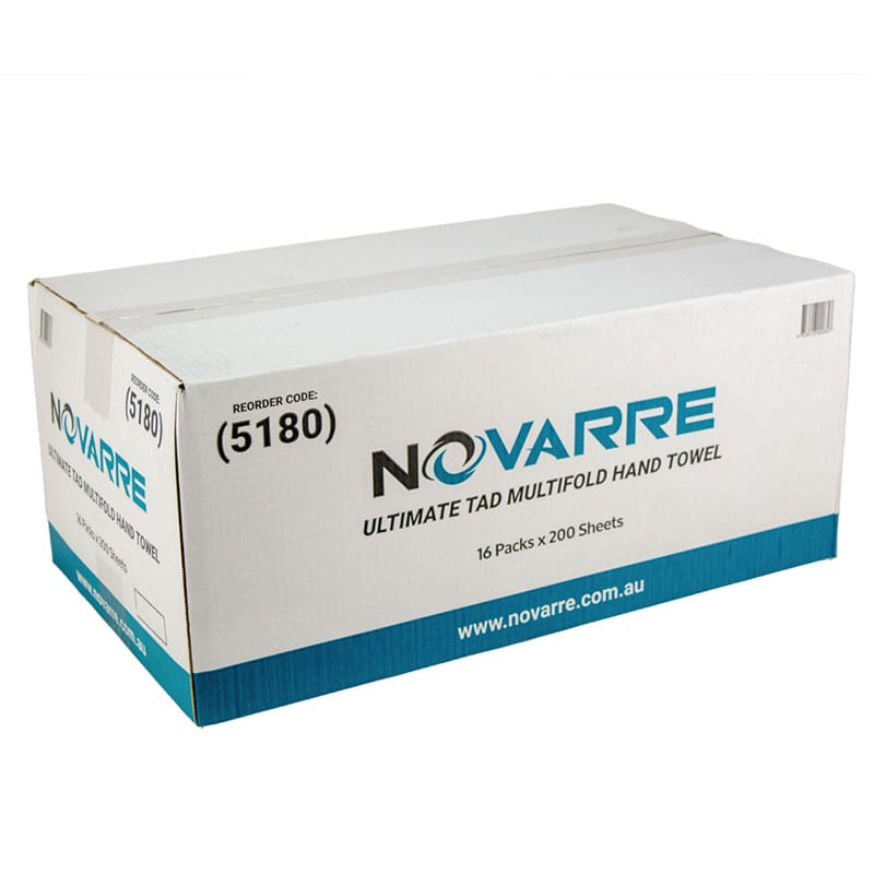 Novarre Ultimate TAD Multifold Hand Towel 16x200 Sheets (5180)