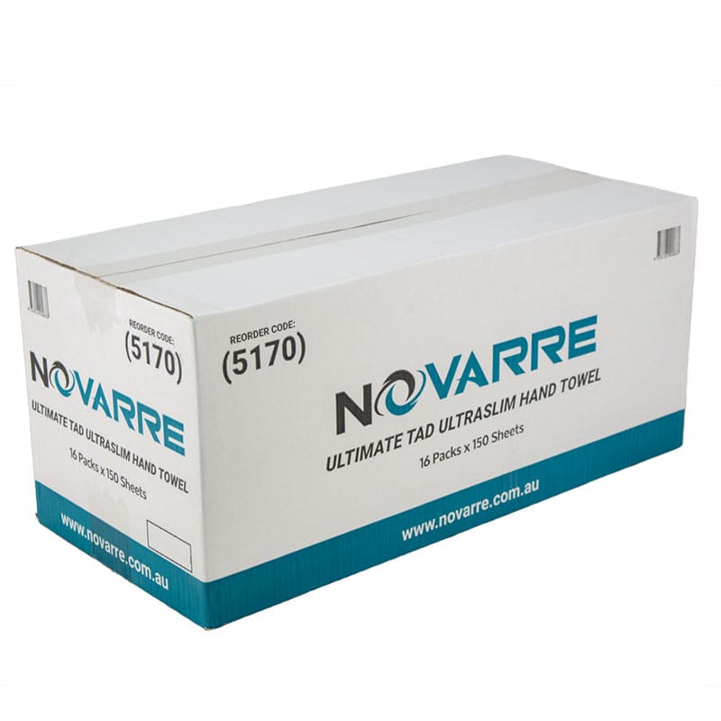 Novarre Ultimate TAD Ultraslim Hand Towel 16x150 Sheets (5170)