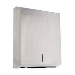 Multifold Paper Towel S/Steel Dispenser 370hx290wx100d