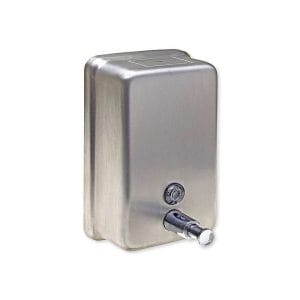 Vertical Stainless Steel Refillable Soap Dispenser 1.2L