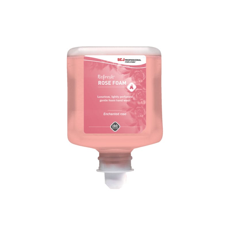 Deb Refresh Rose Foam Hand Wash 1L Refill Pod