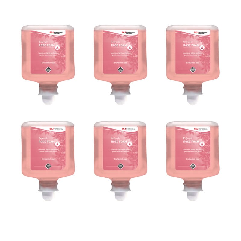 Deb Refresh Rose Foam Hand Wash 1L Refill Pod