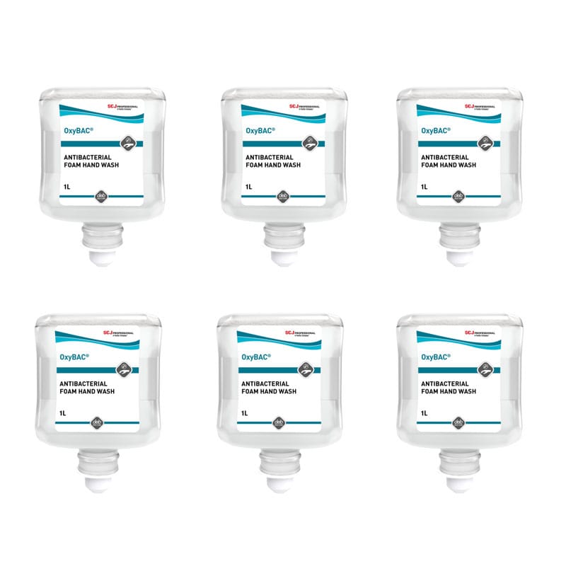 Deb OxyBAC Antibacterial Foam Hand Wash 1L Refill Pod