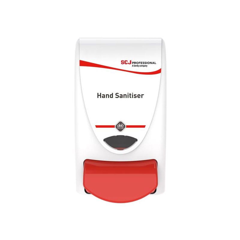 Deb InstantFOAM Sanitiser 1L Manual Dispenser Red