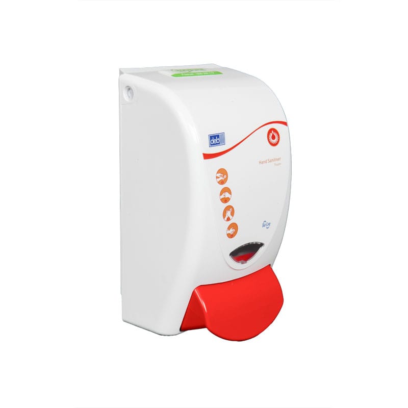 Deb InstantFOAM Sanitiser 1L Manual Dispenser Red