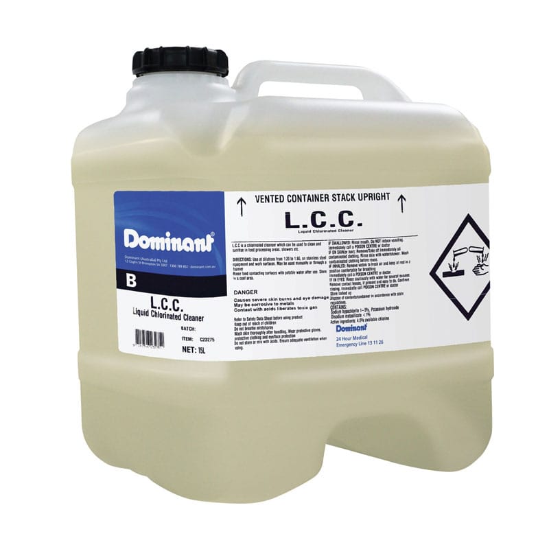 Dominant LCC Liquid Chlorinated Cleaner