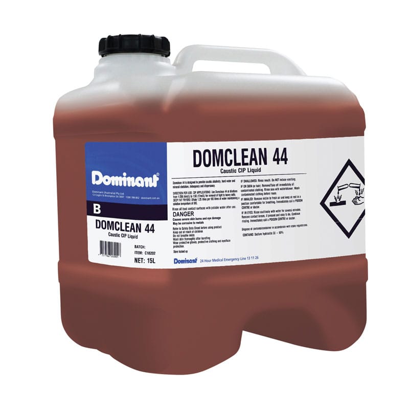 Dominant Domclean 44 HD Caustic Cleaner 15L