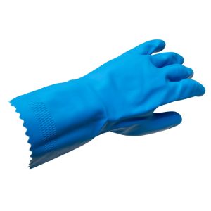 Bastion Blue Silverlined Rubber Gloves
