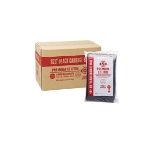 82L Premium Black Bin Liners Extra Strong (40um) CTN/200