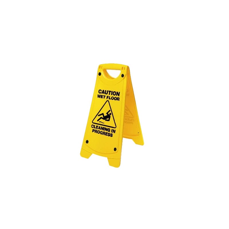 'Caution - Wet Floor' Sign Non-Slip A-Frame