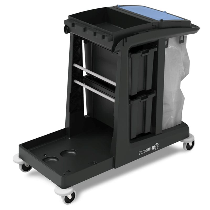 ECO-Matic EM5 Cleaning Trolley Janitors Cart
