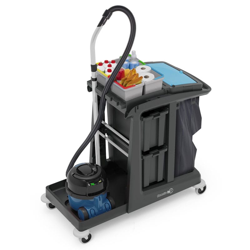 ECO-Matic EM5 Cleaning Trolley Janitors Cart