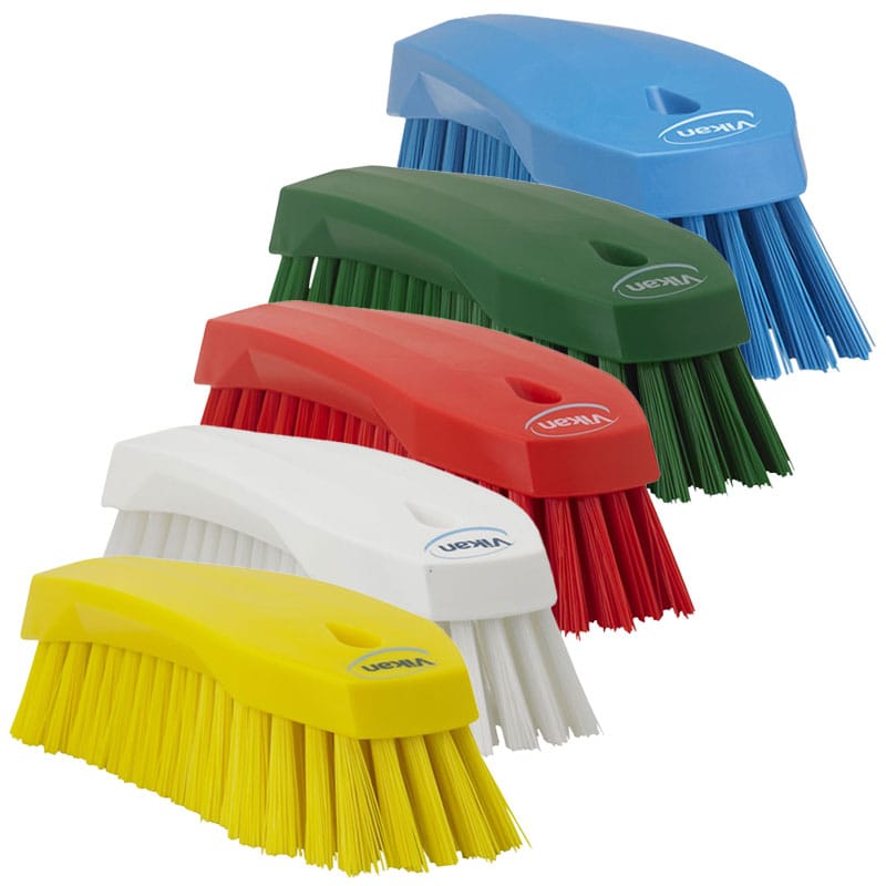 Vikan Solid Hand Scrub Brush Medium Bristle