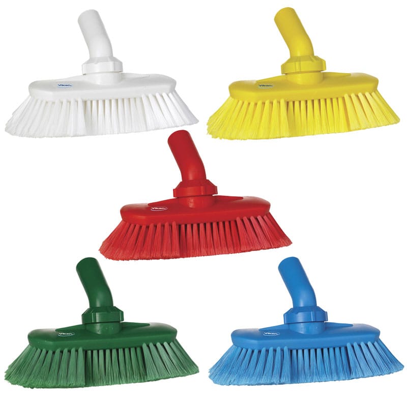 Vikan Soft Split Waterfed Floor/Wall Brush Head 240mm
