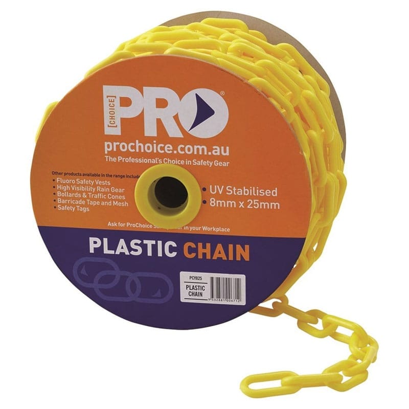 Yellow Safety Chain 25m