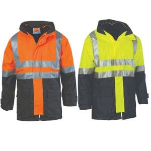 Four in One Hi-Vis Two Tone Breathable Jacket
