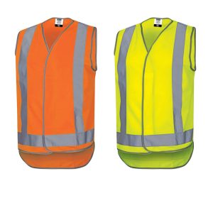Hi-Vis Day/Night Safety Vests with Tape