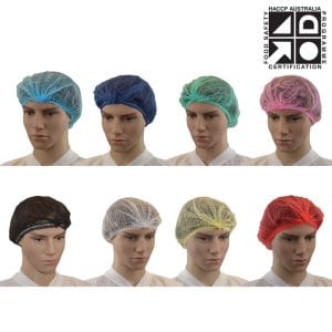 Amarock 21 Inch Disposable Crimped Berets / Hair Nets CTN/1000