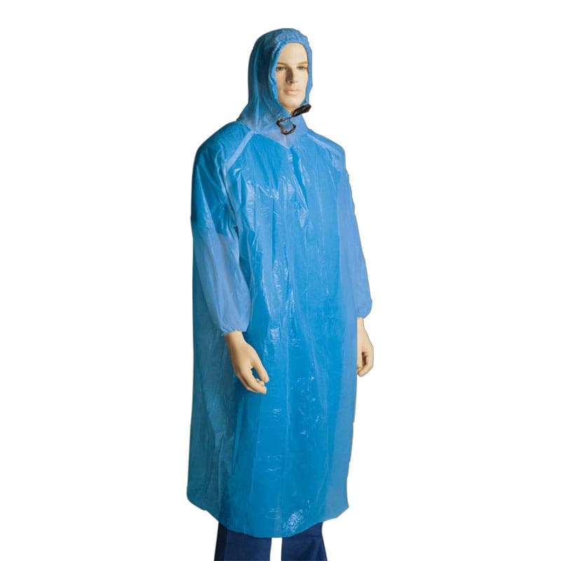 Disposable Waterproof Poncho With Hood
