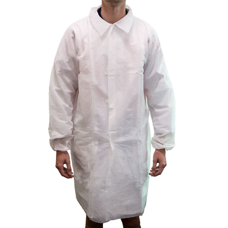 Amarock Disposable Lab Coat Polypropylene 40gsm