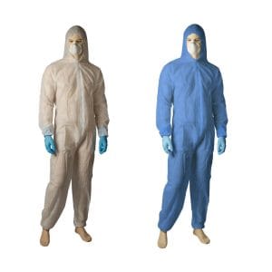 Disposable PP Single Layer Coveralls CTN/50