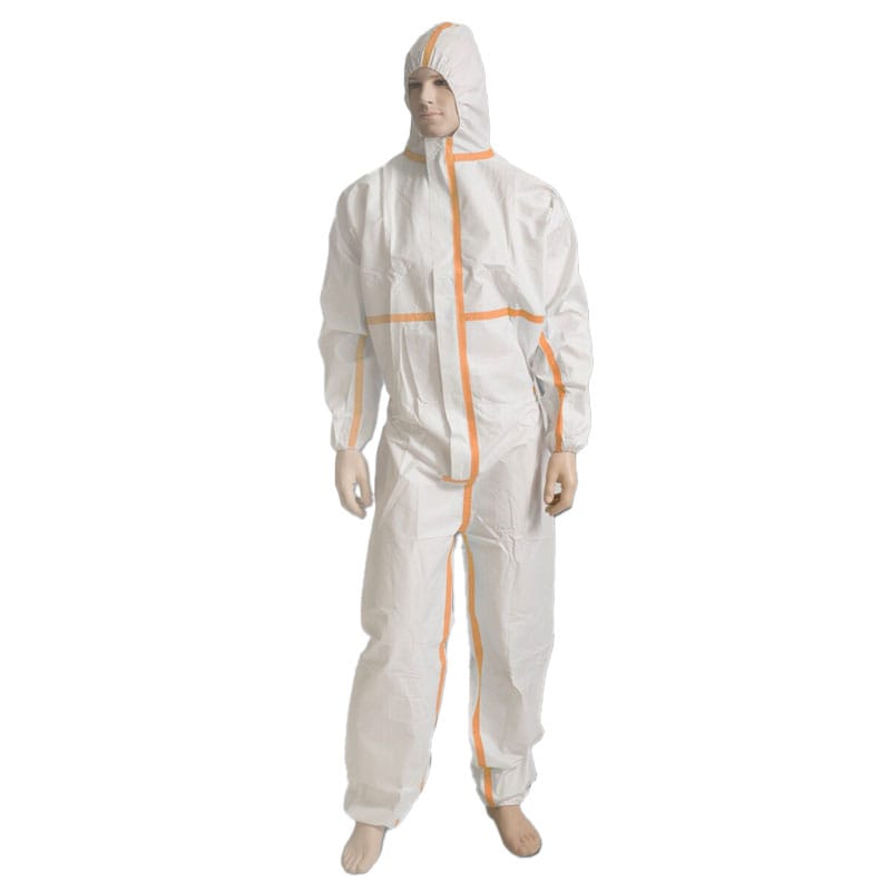 White Microporous Waterproof Coveralls Type 4/5/6