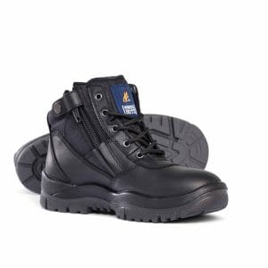 Mongrel Black Zip Sider Safety Boot