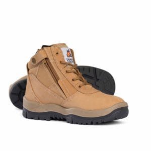 Mongrel Wheat Zip Sider Safety Boot