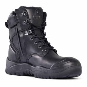 Mongrel Black Boot with Scuff Cap
