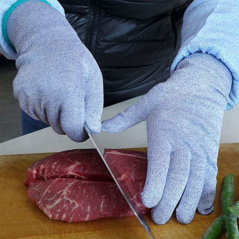 Cut Resistant Level 5 Blue Liner Glove Food Preparation Approved