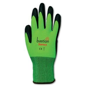 Soroca Hi-Vis Green Nitrile Micro Foam Cut 5 Glove -Pair