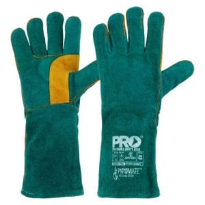 Lefties Welding Gloves Green 40Cm