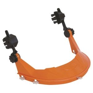 Hard Hat Brow Guard with Earmuff Attachment