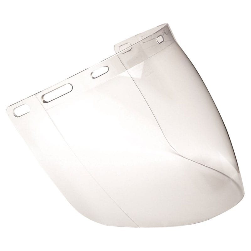 Clear Visor To Suit Browguard Clear Visor or Hard Hat Brow Guard with Earmuff Attachment