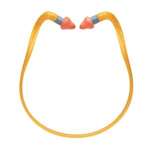 Howard Leight QB2 Banded Earplugs Orange Class 3 21dB (Pair)