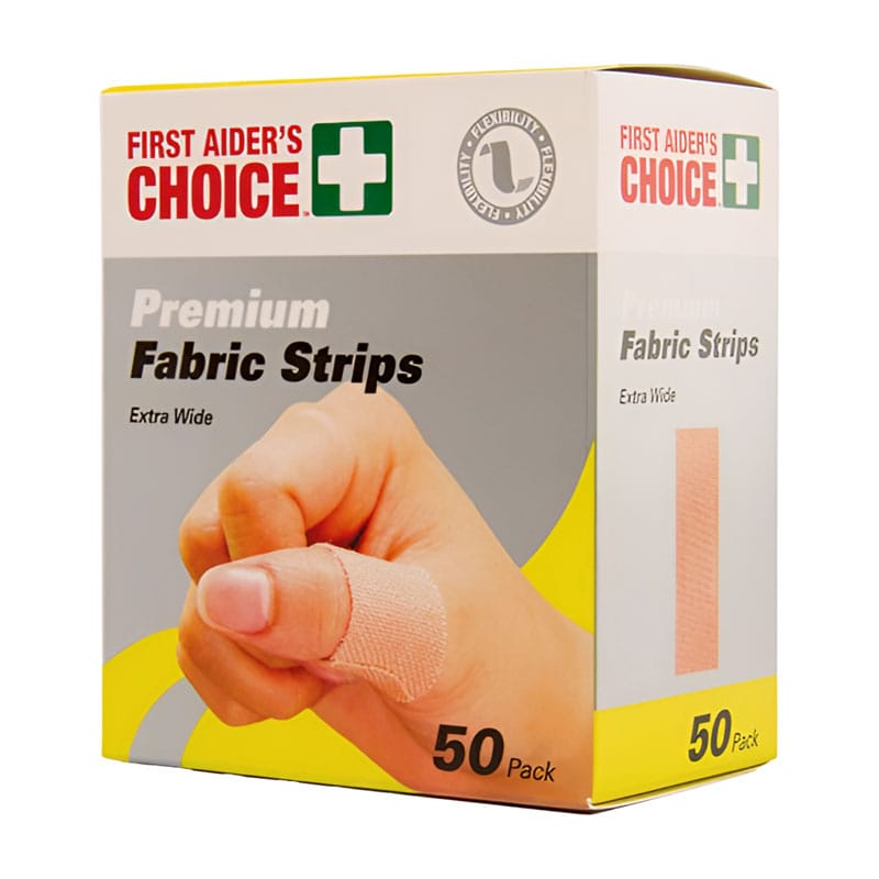 Premium Fabric Adhesive Strips Extra Wide PCK/50