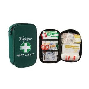 Low Risk Personal First Aid Kit Soft Case Green