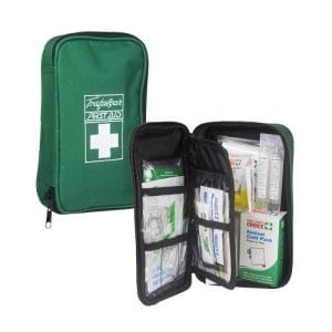 Travel First Aid Kit Soft Case Green