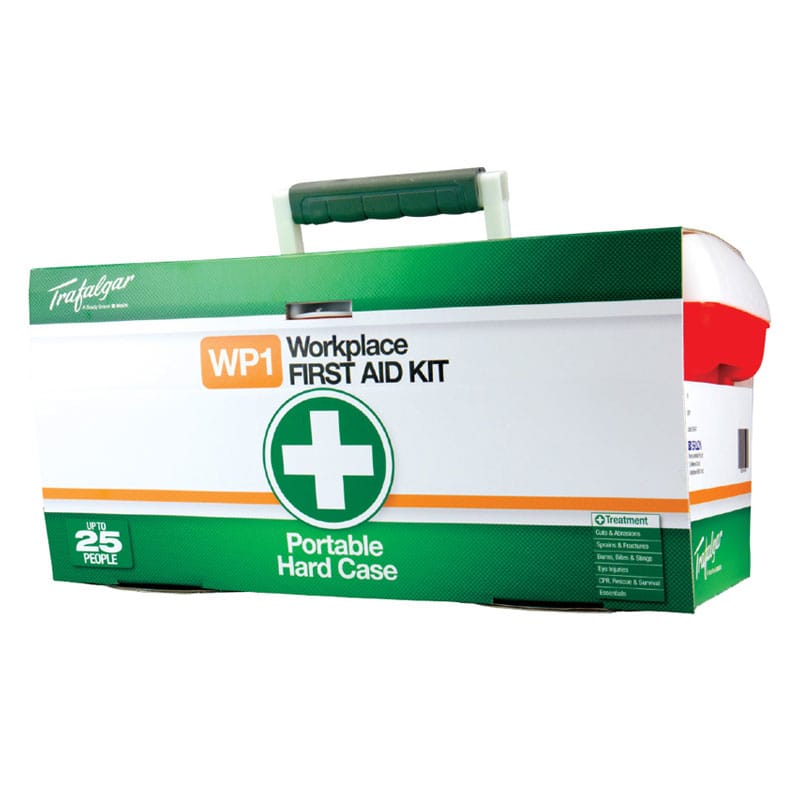 WP1 Workplace First Aid Kit Portable Hard Case