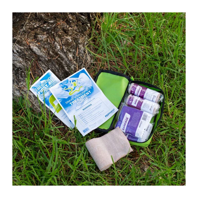 FastAid Snake and Spider Bite First Aid Kit Soft Shell Green